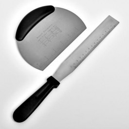 Stenson Лопатка кондитерська + ніж для тіста 2пр/наб 16*24см  R90186