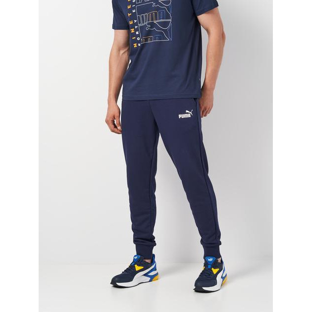 PUMA Спортивні штани чоловічі  Essentials Foundation 58674906 M Темно-сині (4063697289659) - зображення 1