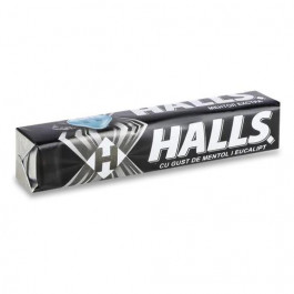   Halls Леденцы Extra Strong Ментол + эвкалипт 25.2 г (7622210722416)