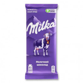   Milka Шоколад молочний  без добавок, 90 г (581713) (7622210308092)