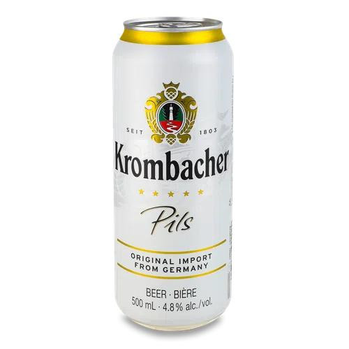 Krombacher Пиво  Pils світле з/б, 0,5 л (4008287944020) - зображення 1