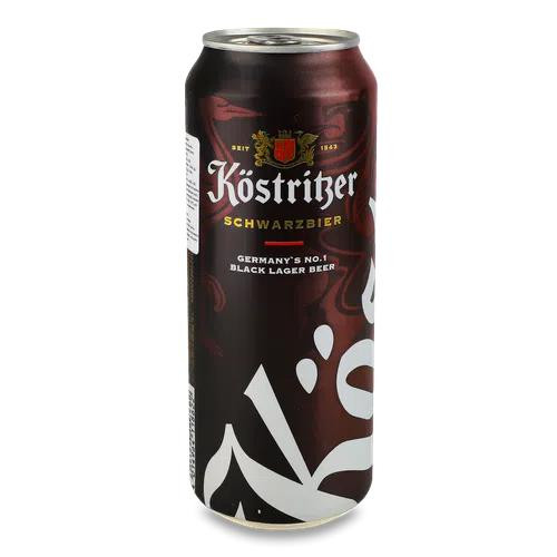 Kostritzer Пиво  Schwarzbier темне з/б, 0,5 л (4014964118622) - зображення 1