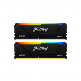 Kingston FURY 16 GB (2x8GB) DDR4 3733 MHz Beast RGB (KF437C19BB2AK2/16)