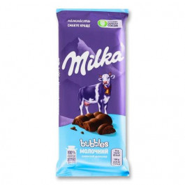   Milka Шоколад молочний  Bubbles пористий, 80 г (7622300789114)