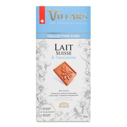 Villars Шоколад молочный, 100 г (7610036010305) - зображення 1