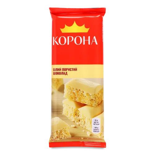 Корона Шоколад пористый белый , 80 г (7622210893215) - зображення 1