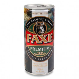   Faxe Пиво  «Преміум» світле з/б, 1 л (5741000895009)