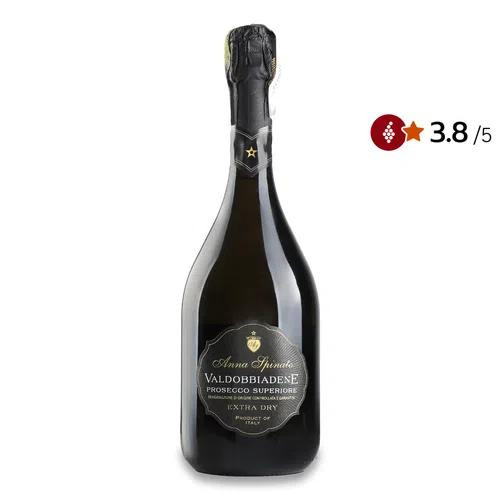 Anna Spinato Ігристе вино  Prosecco Vald Extra dry, 11%, 0,75 л (882997) (8011204003928) - зображення 1