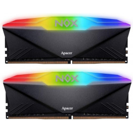Apacer 32 GB (2х16GB) DDR4 3200 MHz NOX RGB Black (AH4U32G32C28YNBAA-2)