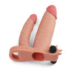 LoveToy Pleasure X Tender Vibrating Double Penis Sleeve Add 1" (6452LVTOY410) - зображення 4