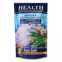 Crystals Health Соль для ванны  с эфирным маслом эвкалипта 500 г (4820106490248)