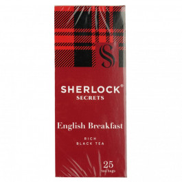   Sherlock Secrets Чай чорний  English Breakfast, 25*2 г (4823118601213)