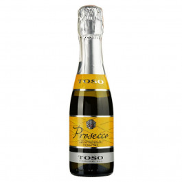 TOSO Ігристе вино  Prosecco Spumante Extra Dry DOC біле сухе 0.2 л 11% (8002915002478)