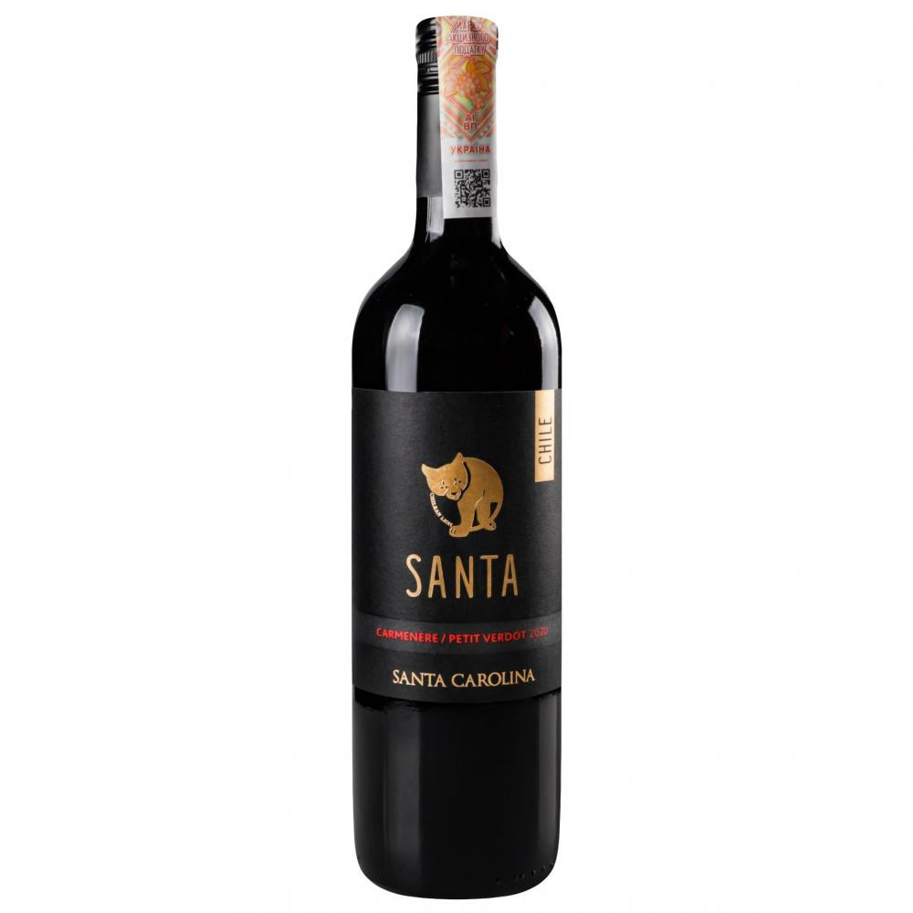 Santa Carolina Вино  Carmenere/Petit Verdot, 0,75 л (7804350006315) - зображення 1