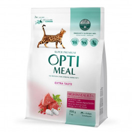 Optimeal Для взрослых кошек Телятина 0,2 кг (4820215360173)