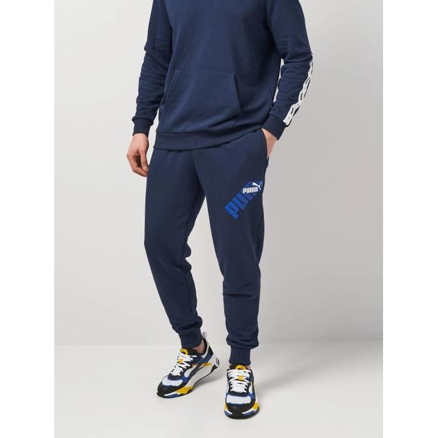 PUMA Спортивні штани чоловічі  Power 67893614 S Темно-сині (4099686780524) - зображення 1