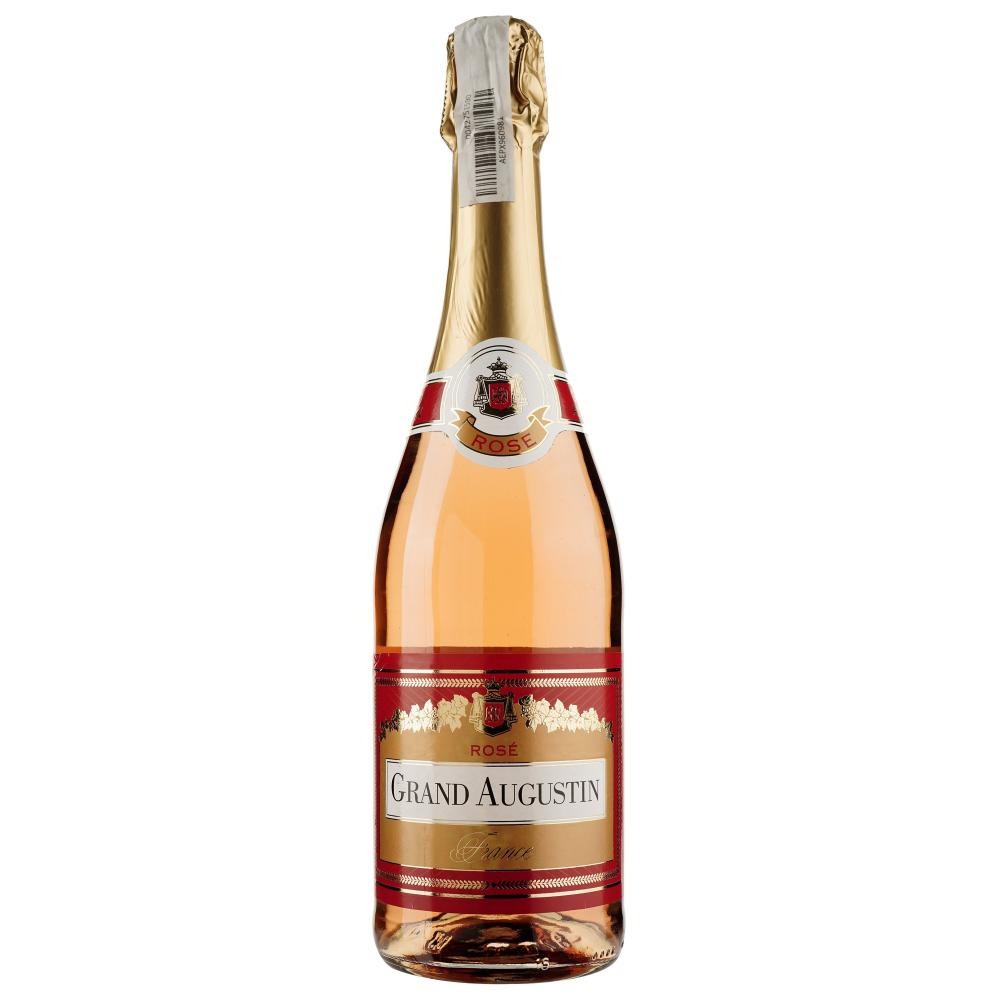 Grand Augustin Вино ігристе  Rose, 0,75 л (3438931023299) - зображення 1