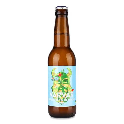 Varvar Пиво  Blanche de Blanche, світле, нефільтроване, 4,8%, 0,33 л (718066) (4820201010280) - зображення 1