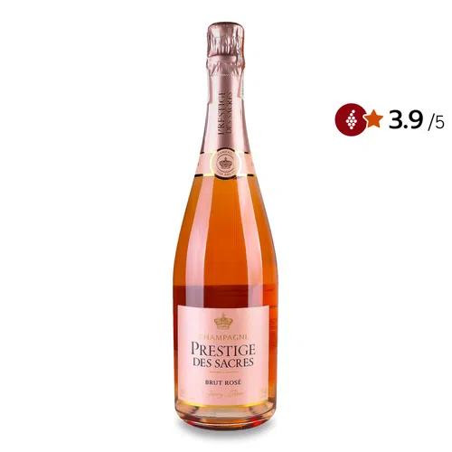 Prestige des Sacres Шампанське  Brut rose, 0,75 л (3445240716309) - зображення 1