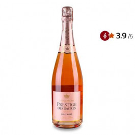   Prestige des Sacres Шампанське  Brut rose, 0,75 л (3445240716309)