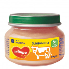   Milupa Пюре говядина, 80 г