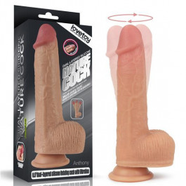   LoveToy 8.5" Nature Cock Rotating Flesh (6452LVTOY450)