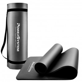   Power System Yoga Mat Plus (PS-4017_Black)