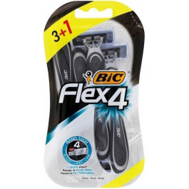   BIC Набір бритв без змінних картриджів  Flex 4 3+1 шт (3086123220621)