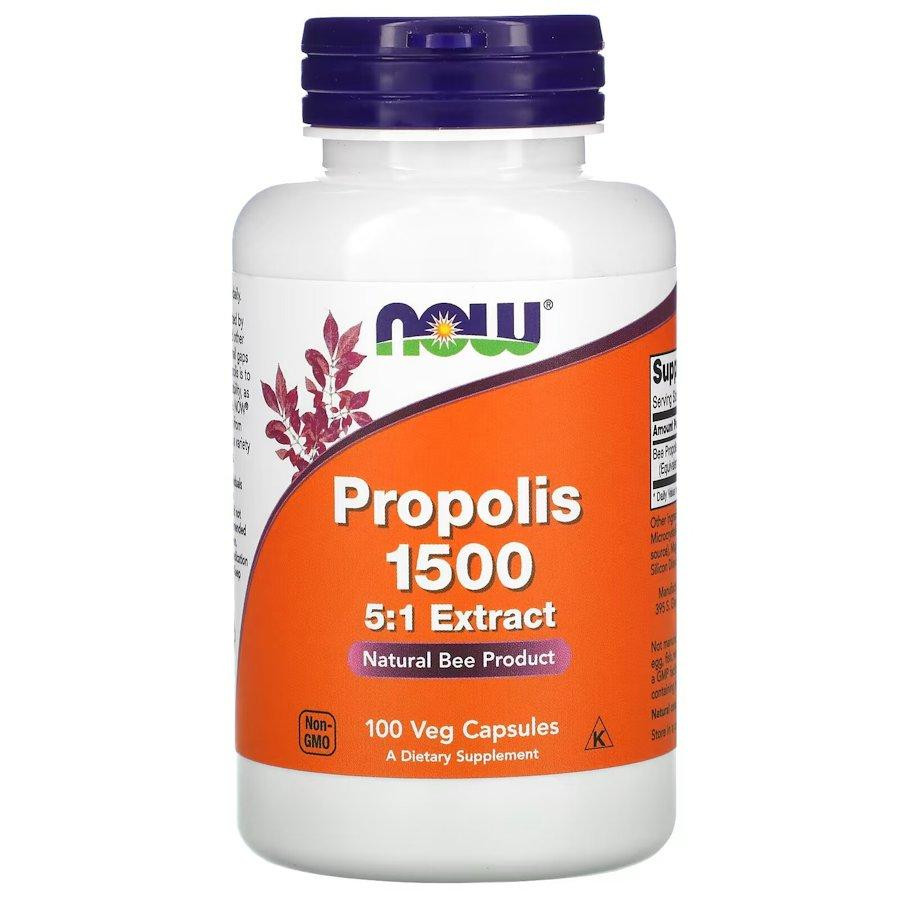 Now Foods Propolis 1500 mg 100 veg caps - зображення 1