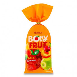   Roshen Цукерки  Bonny Fruit літній мікс желейні, 200 г (4823077624223)