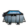 EXIT Stone Pool 400x200x122cm + sand filter pump, cover, heat pump / grey (30.67.42.00) - зображення 6