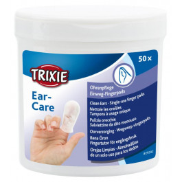   Trixie Ear-Care Single use finger pads - одноразовые салфетки Трикси на палец для ухода за ушами 50 шт (293