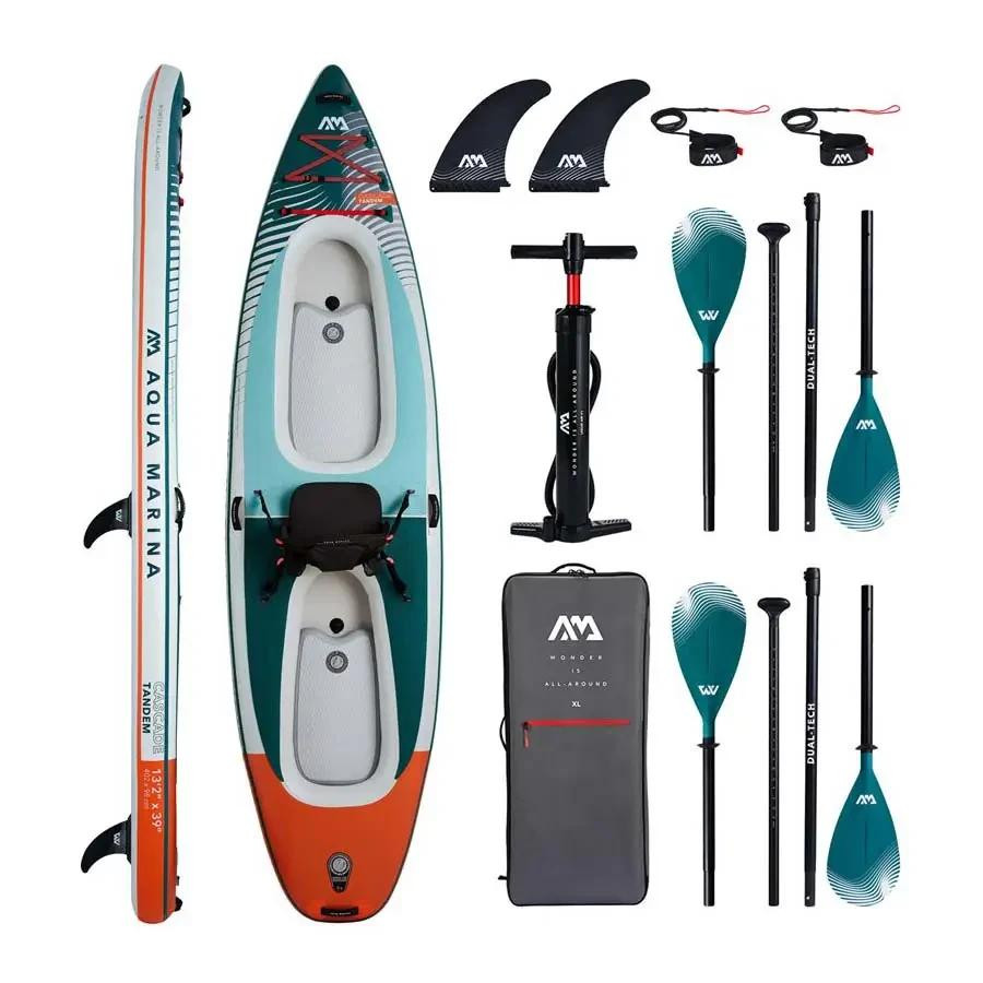 Aqua Marina SUP-Kayak Cascade Tandem 2-person 13'2" All-Around w/2-in-1 Paddle (BT-24CATP) - зображення 1