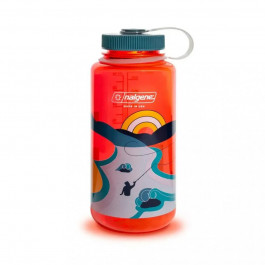   Nalgene 1L Wide Mouth Retro Pomegranate Fisherman (682020-0150)