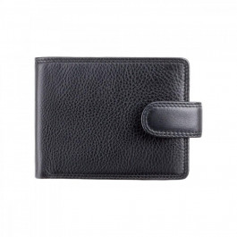   Visconti Чорний чоловічий гаманець на кнопці  HT13 BLK - Strand