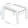 IKEA POANG-3 okleina debowa/Hillared granatowy (192.874.79) - зображення 2