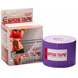   Epos Tape Кінезіо тейп  Rayon 5 см х 5 м бузковий