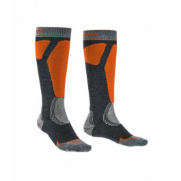   Bridgedale Шкарпетки  Ski Easy On Gunmetal/Orange M (1053-710102.037.M)