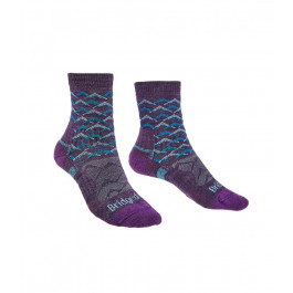   Bridgedale Шкарпетки  Hike LW Endurance Ankle Wmn Pattern Purple/Aqua S (1053-710097.125.S)