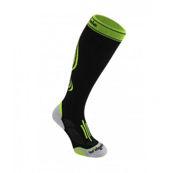 Bridgedale Шкарпетки  Compression Active Black/Fiuro S (1053-610529.008.S) - зображення 1