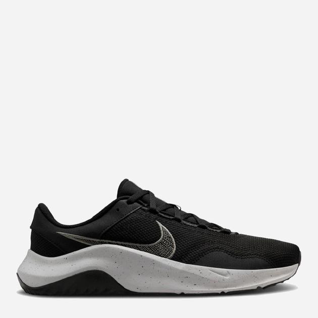 Nike Чоловічі кросівки для залу  Legend Essential 3 Nn DM1120-011 46 (12US) 30 см Black/Black-Flet Pewter - зображення 1