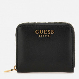 GUESS Жіночий гаманець  LAUREL SLG SMALL ZIP AROUND чорний (SWVB8500370-BLA)