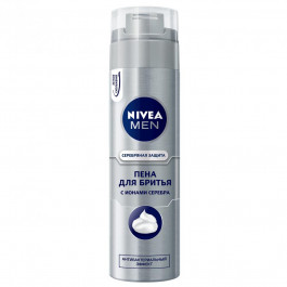 Nivea Пена  Men Серебряная защита для бритья 200мл (4005808540181)