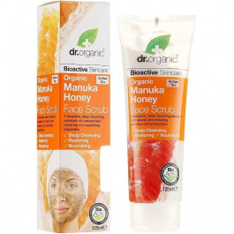   Dr.Organic Скраб для обличчя Манука Мед Dr. Organic Manuka Honey Face Scrub 125 мл