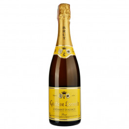   Gustave Lorentz Вино ігристе  Cremant d'Alsace Brut, біле, брют, 12%, 0,75 л (1123410) (3328770000004)