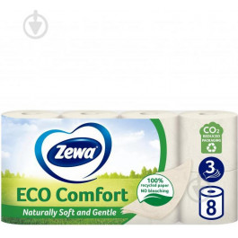   Zewa Туалетний папір  Eco Comfort 3 шари 8 рулонів (7322542227008)