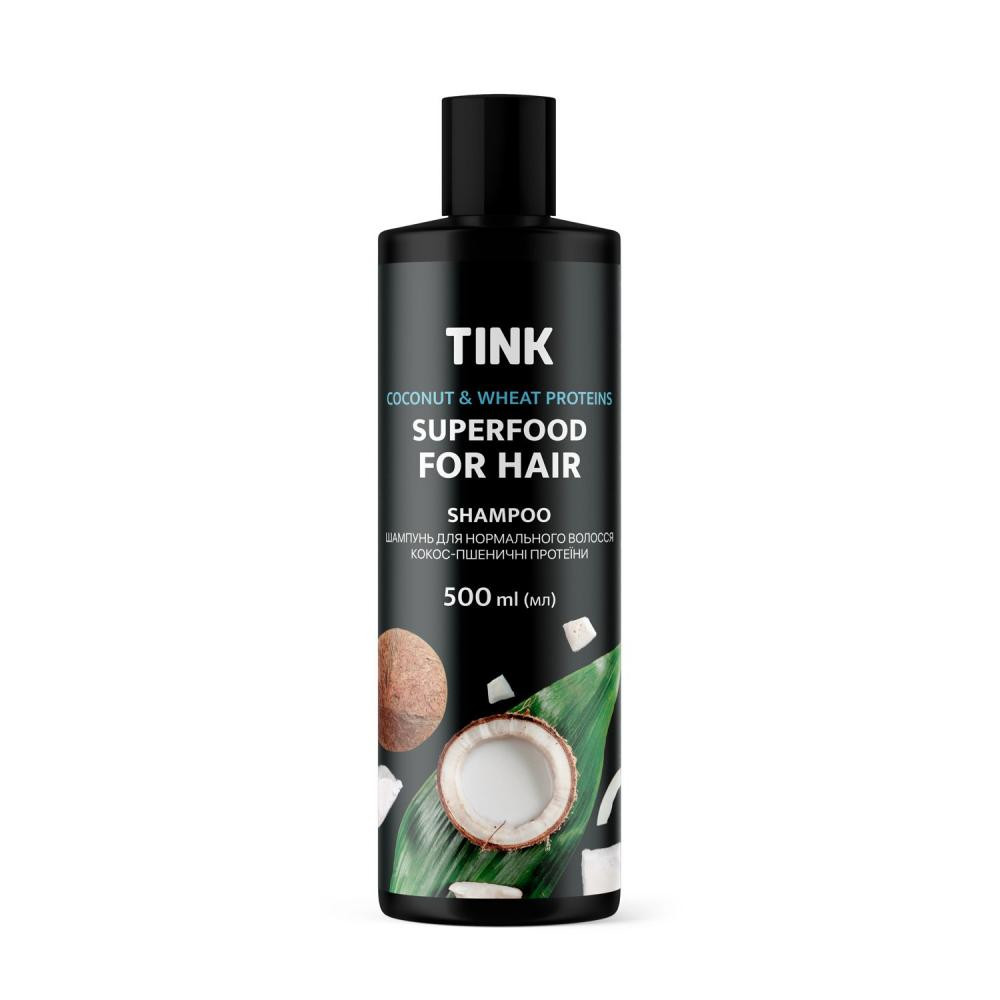 Tink Шампунь для нормального волосся Кокос-Пшеничні протеїни  500 мл - зображення 1