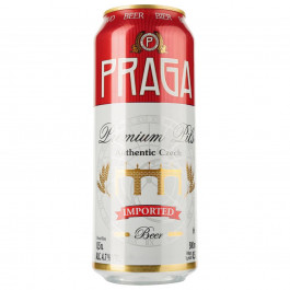   Praga Пиво Premium Pils светлое 4,7% ж/б 0,5 л.(8593875219490)