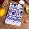 MirSon Рушник вафельний  №515 Waffle Blue ornament 45х60 см (2200006739845) - зображення 1