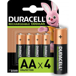   Duracell AA 1300mAh NiMh 4шт (5007324)